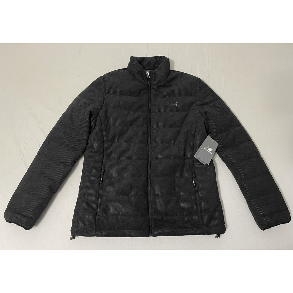 NWT New Balance Men's Athletics Corduroy‎ Puffer Black